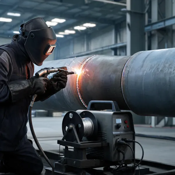 Pipeline welding setup